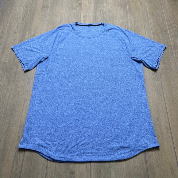 Lululemon Metal Vent Tech Shirt Mens XL Blue Short Sleeve Athletic gym - Picture 9 of 10